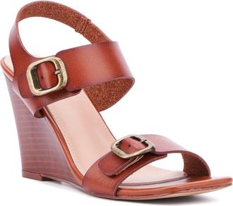 New York & Company Velma Wedge Sandal in Brown at Nordstrom Rack, Size 6