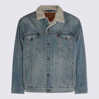 Levi's Blue Cotton Denim Jacket