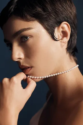 Nadri Maisie Pearl Collar Necklace
