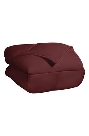 Superior Classic All-Season Reversible Down Alternative Comforter in Burgundy at Nordstrom Rack, Size Twin