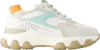 Hogan Hyperactive Sneakers - Hogan - Leather - Grey/Brown