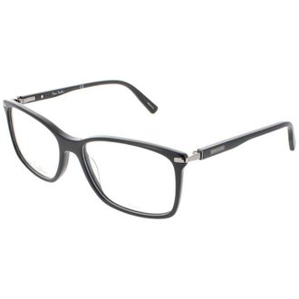Pierre Cardin Mens Black Rectangular Eyeglass Frames PC61720DGN56