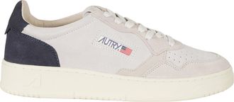 Autry Sand Medalist Low Suede Sneakers