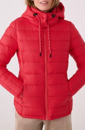 Lole Emeline Water Repellent 550 Fill Power Down Jacket in Poppy at Nordstrom, Size Medium