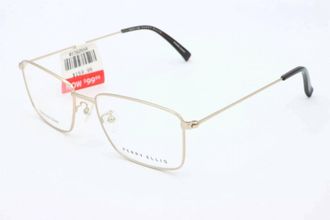 Perry Ellis Mens Pe437 Rectangle Eyeglasses In Gold