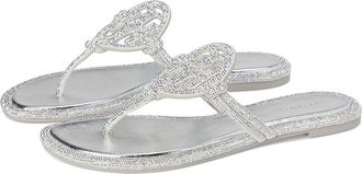 Tory Burch Miller Knotted Pave Womens Shoes Silver : 10.5 M, Leather