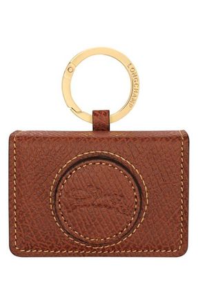 Longchamp Epure Camera Leather Bag Charm in Brown at Nordstrom