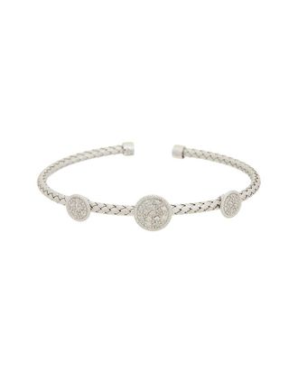 Meshmerise 18K Over Silver 0.15 Ct. Tw. Diamond Bracelet