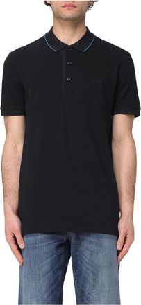 HUGO BOSS Heren, Tops, Zwart, Maat: 2XL Piqué