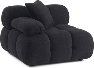 TOV Furniture Calliope Vegan Shearling Modular Corner Chair