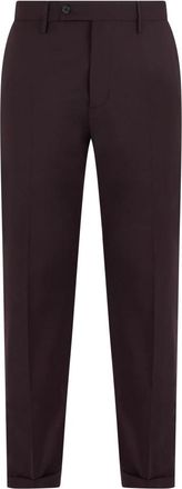 Department Five Rechte wollen broek - Heren - Nette broeken - Bruin - W36 - Wol - Broeken