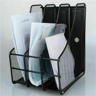 Trade Shop Trade Shop - Portadocumentos Metal Oficina 3 Compartimentos Escritorio Revistas