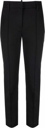 Brunello Cucinelli Black Cotton Tailored Trousers, Brand Size 44 (US Size 10)