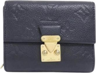 Louis Vuitton Pre-owned Tri-fold Portemonnee - Dames - Vintage Accessoires - Zwart - ONE Size - Leer - Vintage
