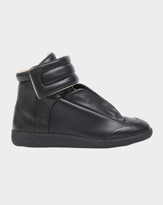 Maison Margiela Men & apos;s Future Leather High-Top Sneakers