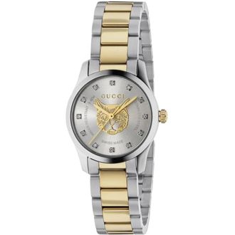 Gucci Accessoires, Dames, Grijs, ONE Size, G-Timeless Horloge