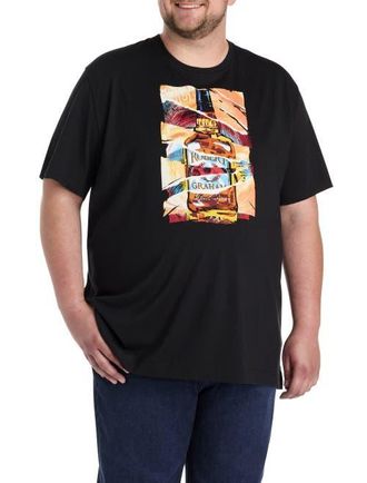 Robert Graham Big & Tall Whiskey Wisdom Graphic Tee in Black at Nordstrom, Size 3X Big