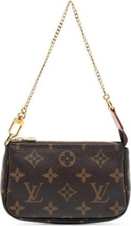 Louis Vuitton Pre-owned Mini Bags, female, Brown, Size: ONE SIZE Pre-owned Canvas Mini Bag
