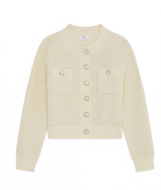 Suncoo Womens Gabor Cardigan In Blanc