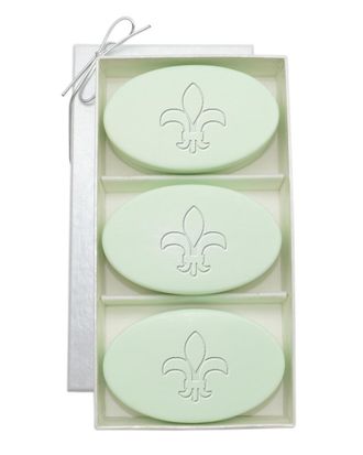 Carved Solutions 3Pc Fleur De Lis Soap Set