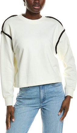 Rag & Bone Terry Blanket Stitch Sweatshirt