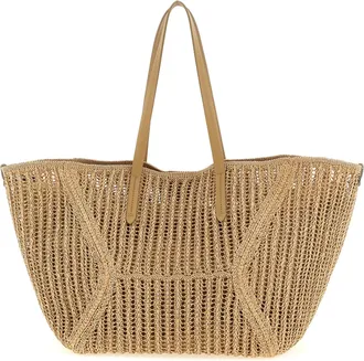 Brunello Cucinelli Beige Polyamide Shoulder Womens Bag