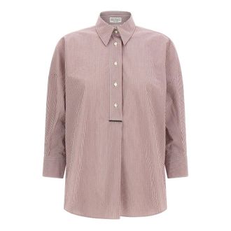 Brunello Cucinelli Mujer, Blusas y Camisas, Rojo, Talla: XS