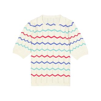 Garcia Garcia, Dames, Truien, Wit, Maat: L