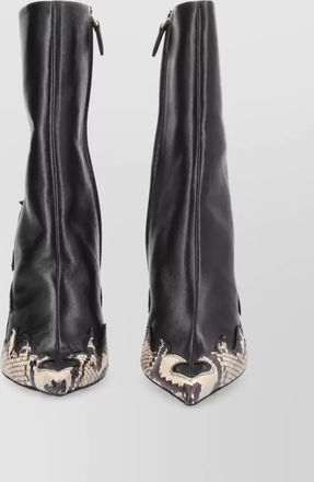 PARIS TEXAS leather knee-high boots
