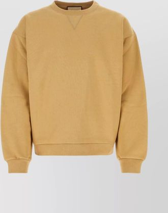 Gucci crew neck cotton sweatshirt