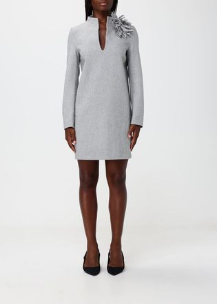 Liviana Conti Lizzie Cashmere-Blend Mini Sheath Dress with Mandarin Collar