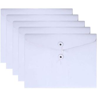 OEM Una Funda Para Documentos Tipo Sobre Con Nudo, Para Papel Tama&ntilde;o Carta A4, Fabricada En Papel Kraft Resistente, No Expandible, Con Abertura Lateral, C