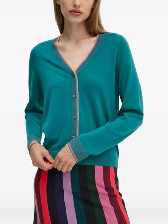 Paul Smith Cardigan con bottoni e scollo a V - Verde