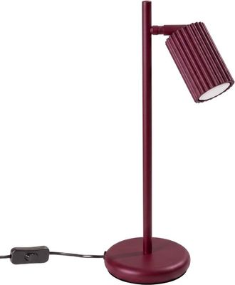 Sollux Lighting L&aacute;mpara de escritorio borgo&ntilde;a aluminio alt. 43 cm