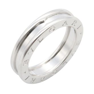 Bulgari Silver White Gold (18K) Band Ring (Pre-Owned)