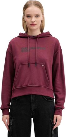 Karl Lagerfeld Logo Hoodie - Dames - Hoodies - Rood - L - Katoen - Hoodies & sweatvesten