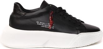 Giuliano Galiano Sneakers - Heren - Sneakers - Zwart - 41 EU - Leer - Schoenen