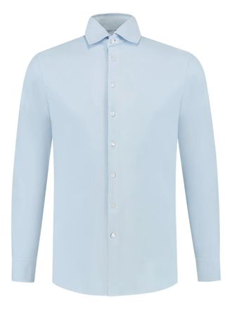 Doriani Cashmere long-sleeved shirt - Blue