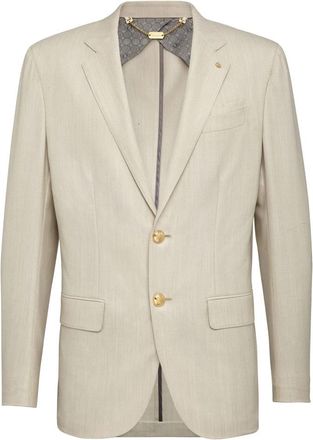 Billionaire Boys Club Statement Blazer - Heren - Blazers - Beige - M - Katoen - Jassen