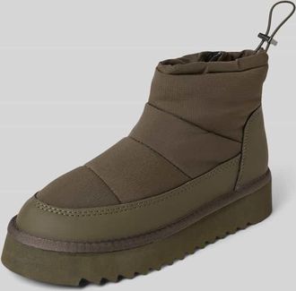 Tamaris Tamaris Boots mit Kunstwebfell Innenfutter in Oliv, Größe 36