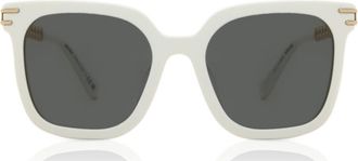 Miu Miu MU13WS 1425S0 Womens Sunglasses White Size 55
