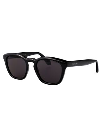 Ferragamo SF2040SE Black Acetate Sunglasses - Black