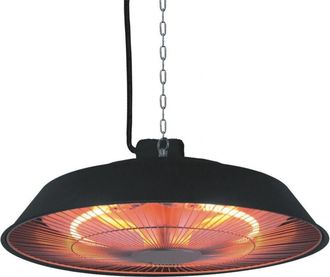 Habitat et Jardin Habitat Et Jardin - Riscaldatore elettrico sospeso- 1500W - Nero