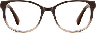 Kate Spade New York lyssa 51mm square optical glasses in Brown at Nordstrom
