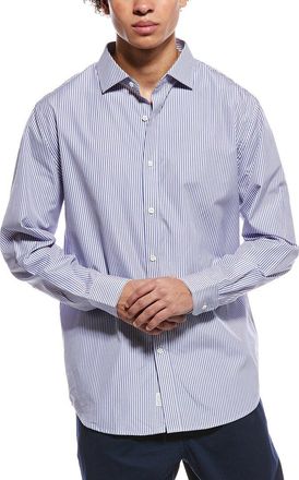 Todd Snyder Todd Snyder Banker Stripe Spread Collar Shirt