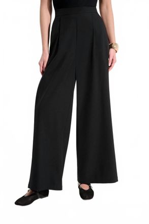 Joseph Ribkoff Lightweight Pull-On Wide Leg Pants In Black