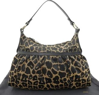 Fendi Pre-owned Shoulder Bags, female, Multicolor, Size: ONE SIZE Pre-owned Canvas Shoulder Bag