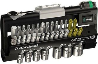 Wera Assortimento Bit Con Bit Cricchetto Titolare, 38 Pezzi