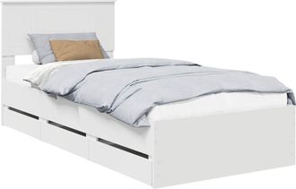 vidaXL Estructura De Cama Con Caj&oacute;n 90 X 200 Cm Madera Ingenieril Vidaxl