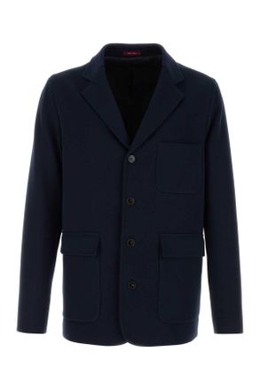 Gucci Dark Blue Jersey Blazer